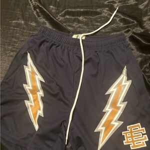 Brand New Navy Bolt Eric Emmanuel Shorts